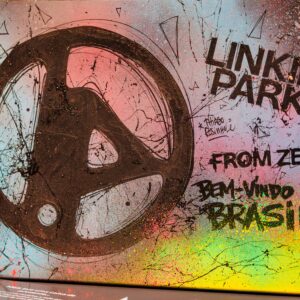 Caixa Boas-Vindas Oficial Linkin Park Brasil Turnê front zero